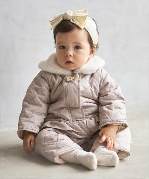 petit main / プティマイン ベビー・キッズウエア | 【リンク】キルトフリルジャンプスーツ(ベビー) | 詳細4