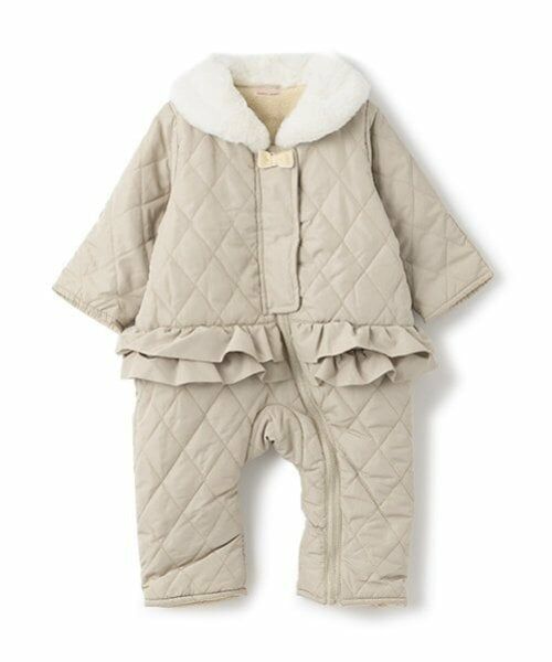 petit main / プティマイン ベビー・キッズウエア | 【リンク】キルトフリルジャンプスーツ(ベビー) | 詳細6