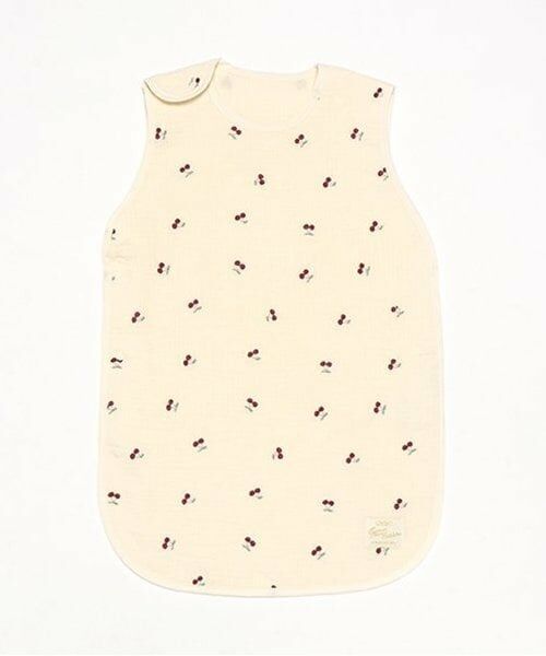 petit main / プティマイン ベビー・キッズウエア | ガーゼスリーパー（アイボリー）