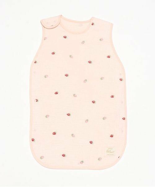 petit main / プティマイン ベビー・キッズウエア | ガーゼスリーパー（ライト ピンク）