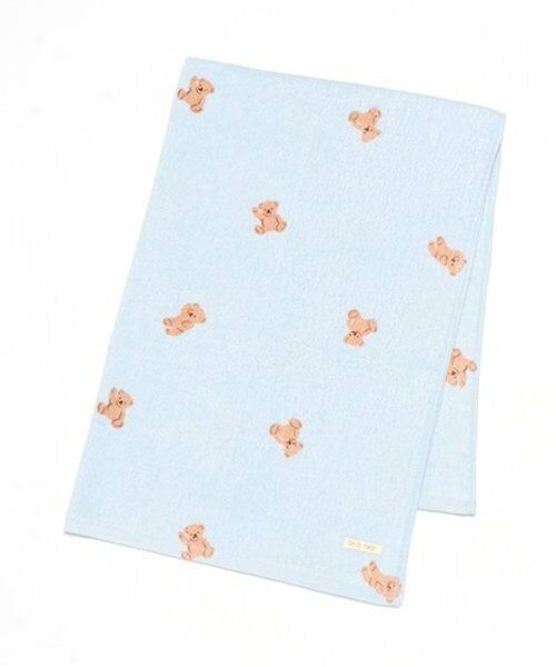 petit main / プティマイン ベビー・キッズグッズ | タオルケット（ライト ブルー）
