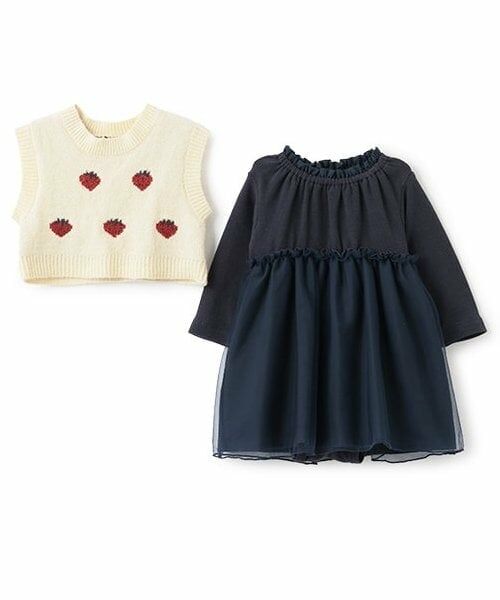 petit main / プティマイン ロンパース | ベストつきOPロンパース | 詳細2