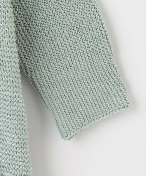 petit main / プティマイン ロンパース | フリル衿つきニットカバーオール | 詳細6