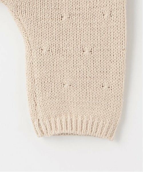 petit main / プティマイン ロンパース | 透かし編みカバーオール | 詳細10