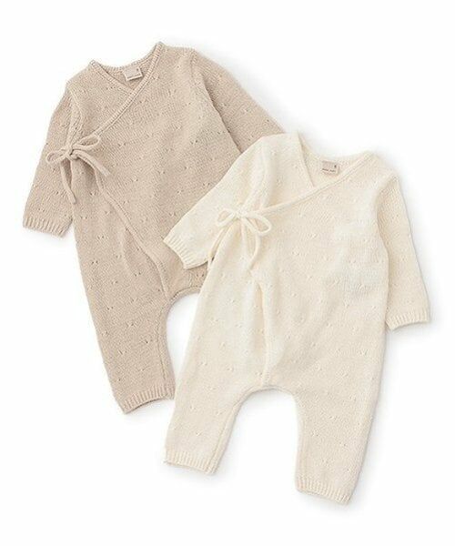 petit main / プティマイン ロンパース | 透かし編みカバーオール | 詳細3