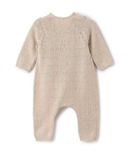 petit main / プティマイン ロンパース | 透かし編みカバーオール | 詳細5
