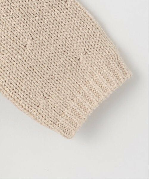 petit main / プティマイン ロンパース | 透かし編みカバーオール | 詳細8