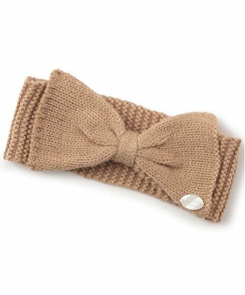 petit main / プティマイン ベビー・キッズグッズ | ニットヘアバンド（ベージュ）