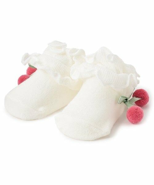 petit main / プティマイン ベビー・キッズウエア | アソートモチーフカップソックス（オフ ホワイト）