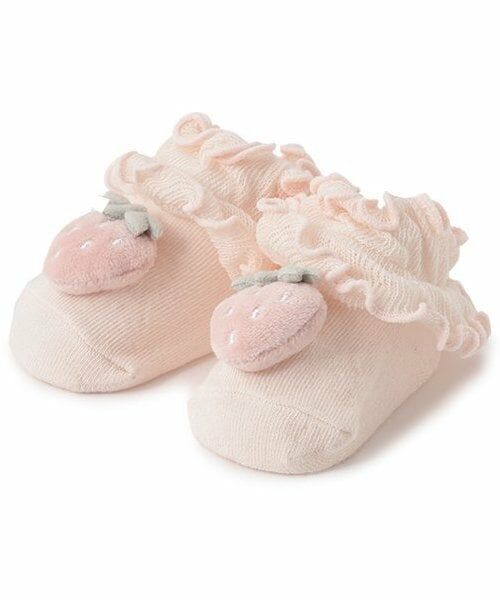 petit main / プティマイン ベビー・キッズウエア | アソートモチーフカップソックス（ライト ピンク）