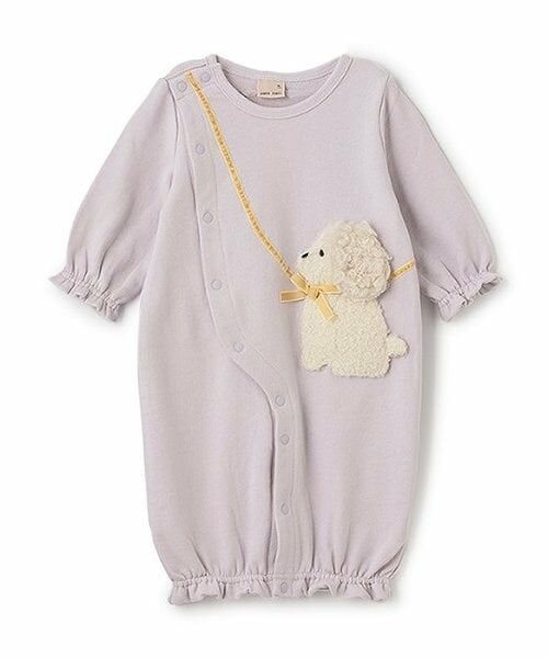 petit main / プティマイン ロンパース | 【リンク】プードル2WAYオール(ベビー)（ラベンダー）