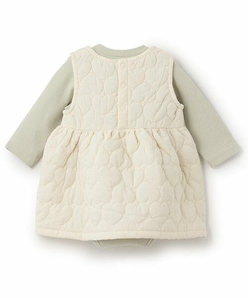 petit main / プティマイン ベビー・キッズウエア | 【リンク】ハートキルトジャンスカセット(ベビー) | 詳細1