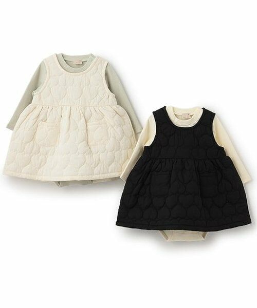 petit main / プティマイン ベビー・キッズウエア | 【リンク】ハートキルトジャンスカセット(ベビー) | 詳細11