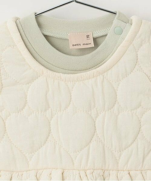 petit main / プティマイン ベビー・キッズウエア | 【リンク】ハートキルトジャンスカセット(ベビー) | 詳細3