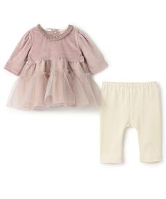 petit main / プティマイン ミニ丈・ひざ丈ワンピース | 【リンク】ベロアチュールOPセット(ベビー)