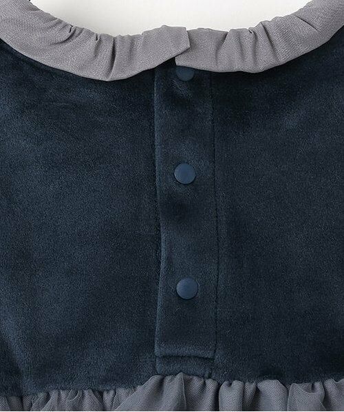 petit main / プティマイン ミニ丈・ひざ丈ワンピース | 【リンク】ベロアチュールOPセット(ベビー) | 詳細7
