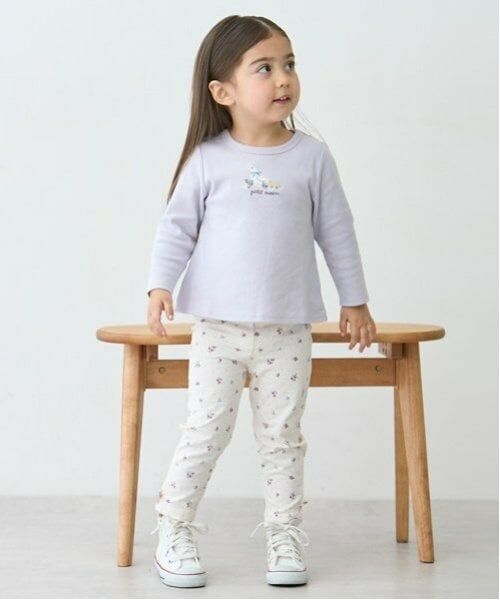 petit main / プティマイン その他パンツ | 【プティプラ】GIRLS10分丈レギンス（赤）