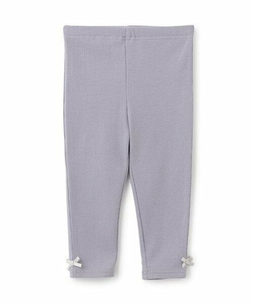 petit main / プティマイン その他パンツ | 【プティプラ】GIRLS10分丈レギンス（ブルー グレー）