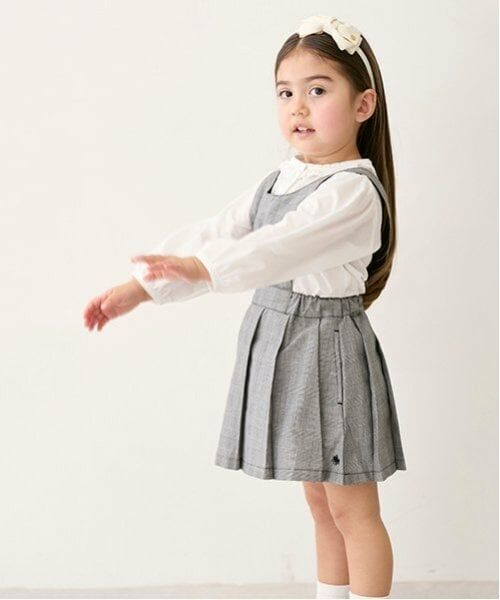 petit main / プティマイン ミニ丈・ひざ丈ワンピース | 【POLO BCS】2wayジャンスカ | 詳細1