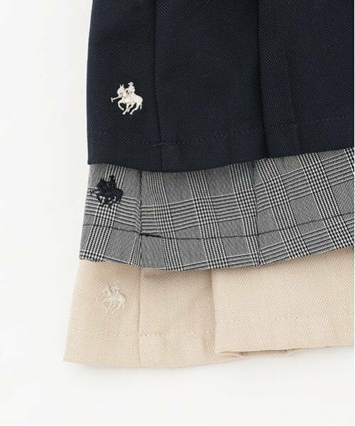 petit main / プティマイン ミニ丈・ひざ丈ワンピース | 【POLO BCS】2wayジャンスカ | 詳細18