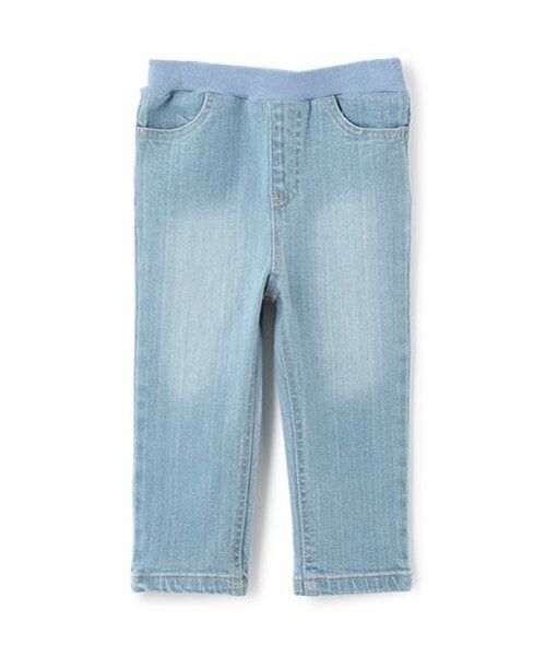 petit main / プティマイン その他パンツ | 【オーガニック】デニムストレートパンツ(キッズサイズ) | 詳細10