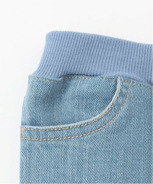 petit main / プティマイン その他パンツ | 【オーガニック】デニムストレートパンツ(キッズサイズ) | 詳細14
