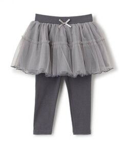 petit main / プティマイン ミニ・ひざ丈スカート | レギンス付きチュールスカート