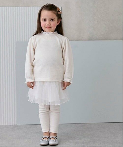 petit main / プティマイン ミニ・ひざ丈スカート | レギンス付きチュールスカート | 詳細15