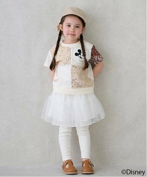 petit main / プティマイン ミニ・ひざ丈スカート | レギンス付きチュールスカート | 詳細18