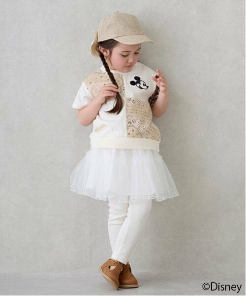 petit main / プティマイン ミニ・ひざ丈スカート | レギンス付きチュールスカート | 詳細20