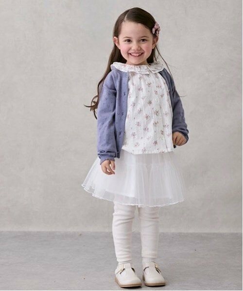 petit main / プティマイン ミニ・ひざ丈スカート | レギンス付きチュールスカート | 詳細23