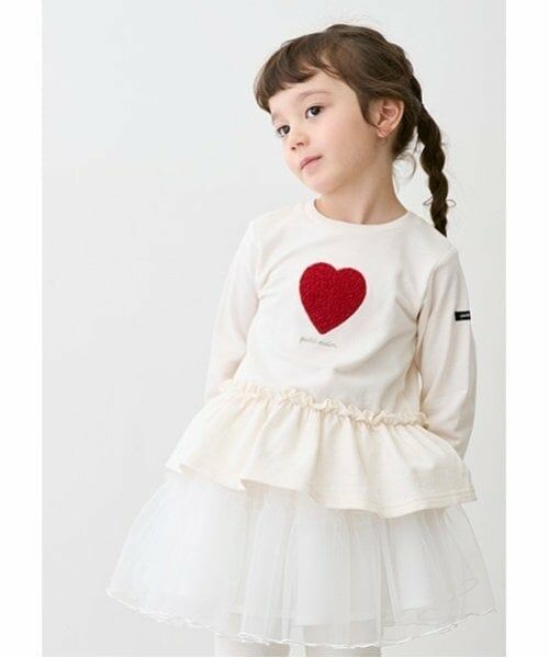 petit main / プティマイン ミニ・ひざ丈スカート | レギンス付きチュールスカート | 詳細5