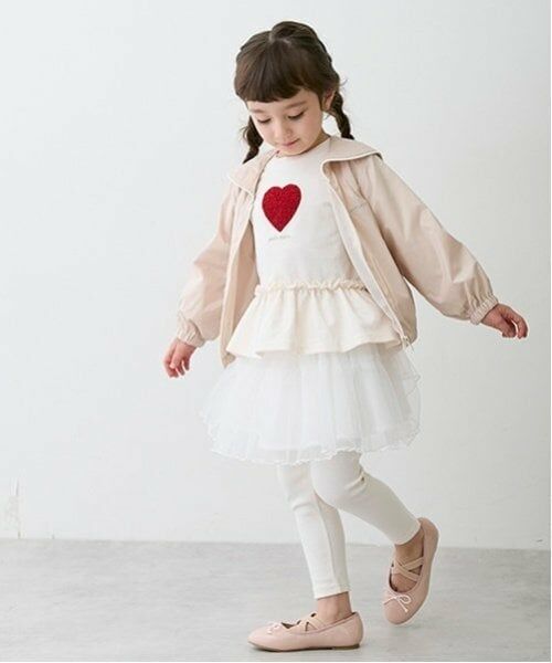 petit main / プティマイン ミニ・ひざ丈スカート | レギンス付きチュールスカート | 詳細7