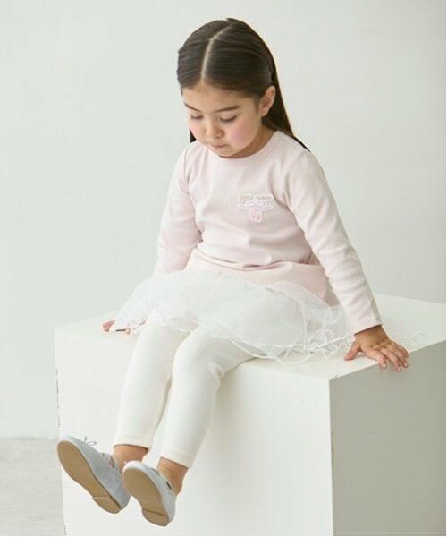 petit main / プティマイン ミニ・ひざ丈スカート | レギンス付きチュールスカート | 詳細9