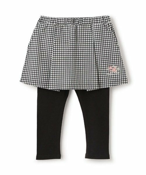 petit main / プティマイン ミニ・ひざ丈スカート | 【リンク】花刺しゅうレギつきスカート(キッズ) | 詳細9