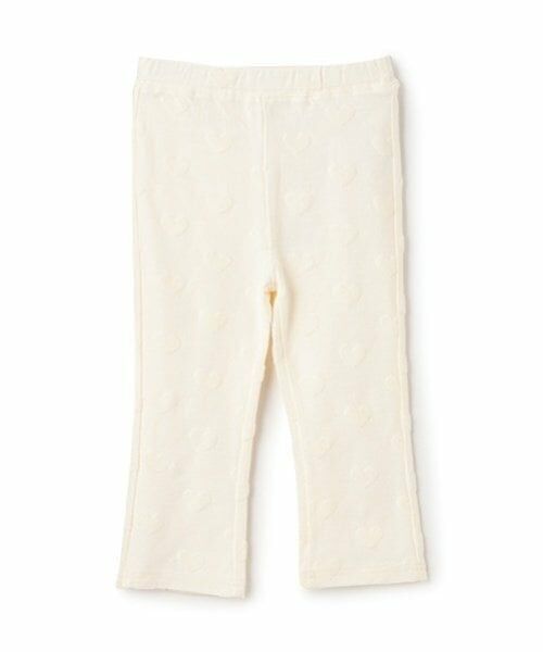 petit main / プティマイン その他パンツ | ハートジャガードフレアパンツ | 詳細2