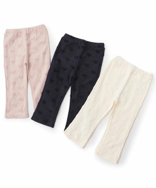 petit main / プティマイン その他パンツ | ハートジャガードフレアパンツ | 詳細8