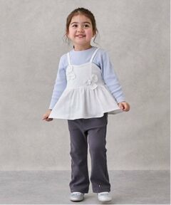 petit main / プティマイン その他パンツ | 【防汚加工/リンク】ストレッチフレアパンツ