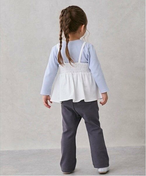 petit main / プティマイン その他パンツ | 【防汚加工/リンク】ストレッチフレアパンツ | 詳細10