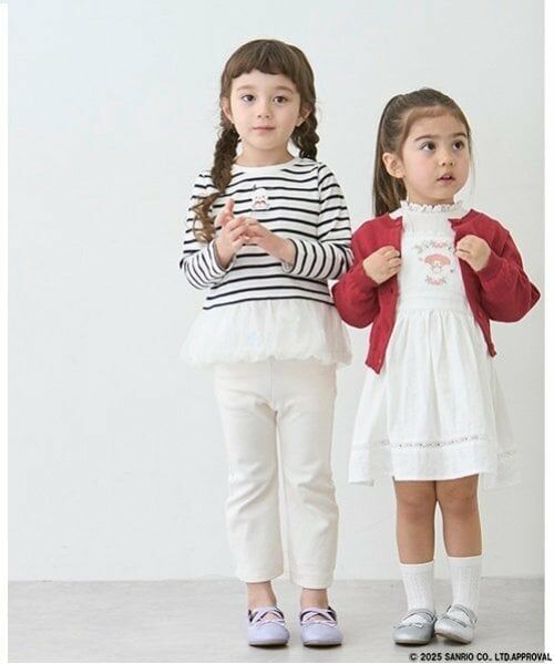 petit main / プティマイン その他パンツ | 【防汚加工/リンク】ストレッチフレアパンツ | 詳細4