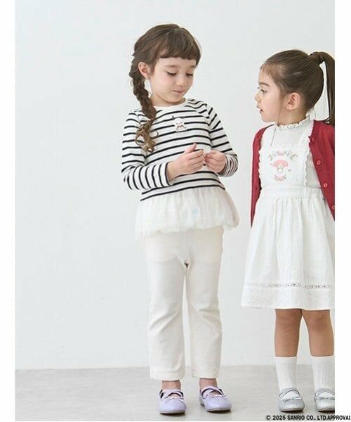 petit main / プティマイン その他パンツ | 【防汚加工/リンク】ストレッチフレアパンツ | 詳細5