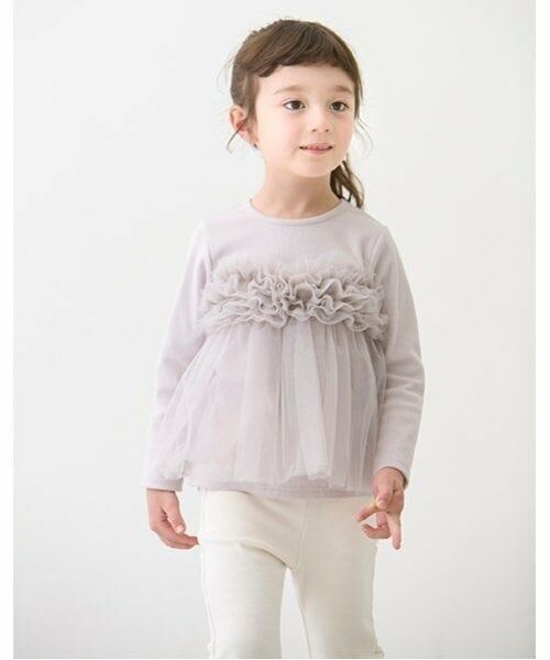 petit main / プティマイン その他パンツ | 【防汚加工/リンク】ストレッチフレアパンツ | 詳細7