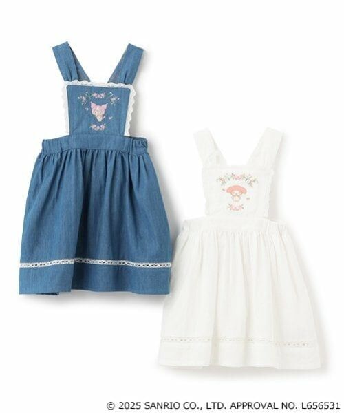 petit main / プティマイン ミニ丈・ひざ丈ワンピース | 【サンリオ】ジャンパースカート | 詳細6