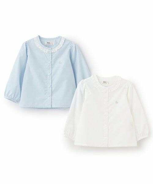 petit main / プティマイン シャツ・ブラウス | 【POLO BCS】衿レースブラウス | 詳細10