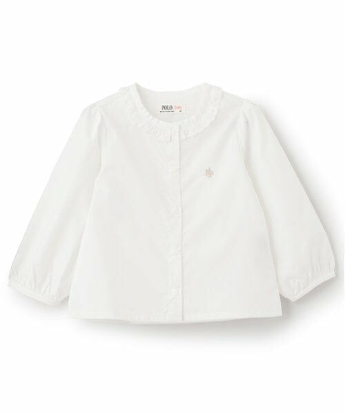 petit main / プティマイン シャツ・ブラウス | 【POLO BCS】衿レースブラウス | 詳細3