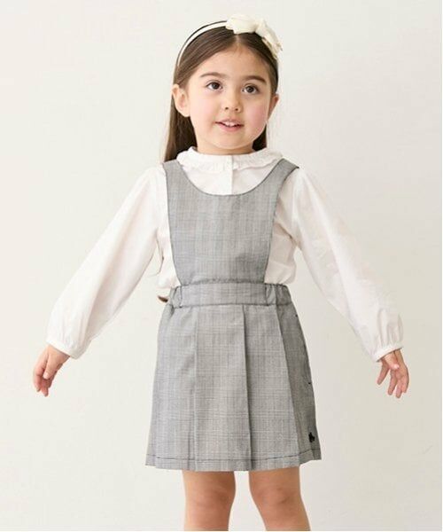 petit main / プティマイン シャツ・ブラウス | 【POLO BCS】衿レースブラウス（オフ ホワイト）