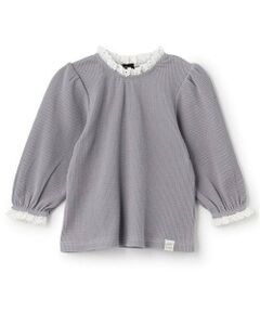 petit main / プティマイン Tシャツ | 【オーガニック】襟付き長袖T