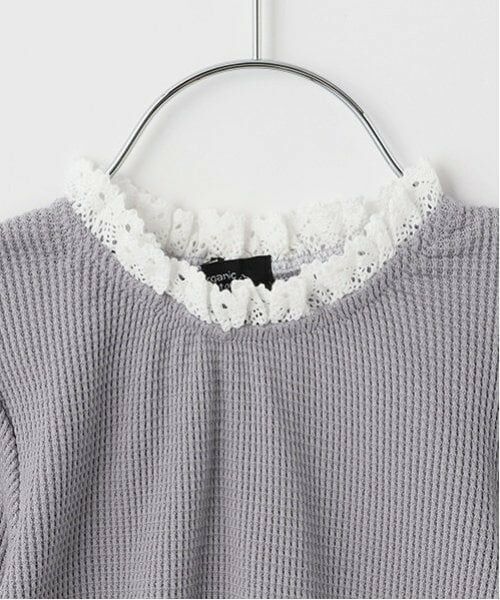 petit main / プティマイン Tシャツ | 【オーガニック】襟付き長袖T | 詳細13