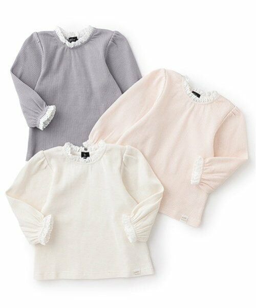 petit main / プティマイン Tシャツ | 【オーガニック】襟付き長袖T | 詳細16