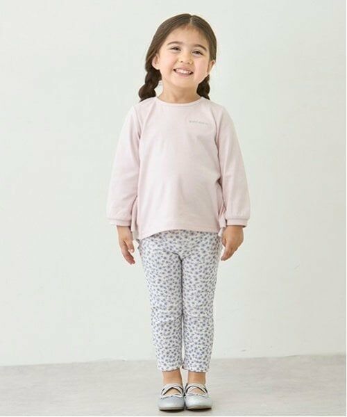 petit main / プティマイン Tシャツ | 【オーガニック】ペプラム長T | 詳細3